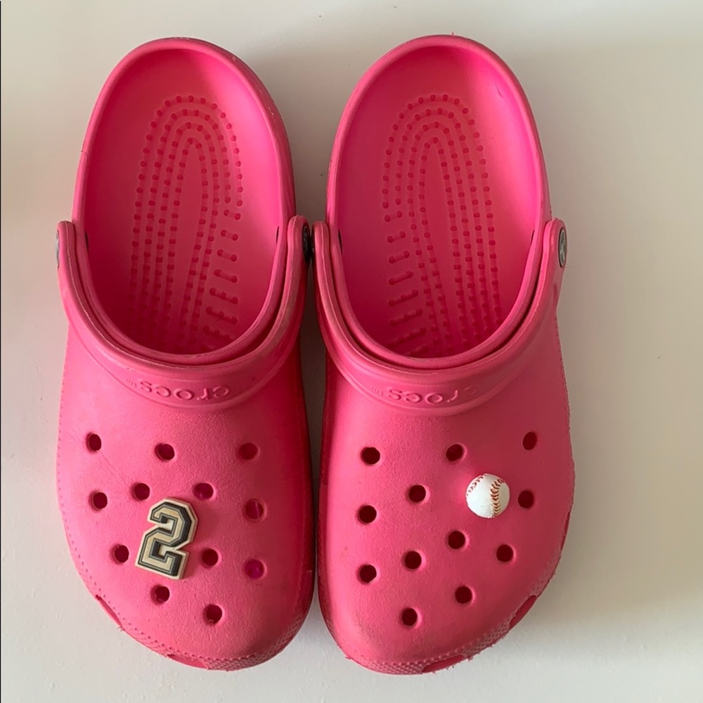 Hot Pink Crocs